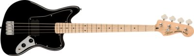 Squire by Fender  Affinity Series™ Jaguar® Bass H, Maple Fingerboard, Black Pickguard, Black